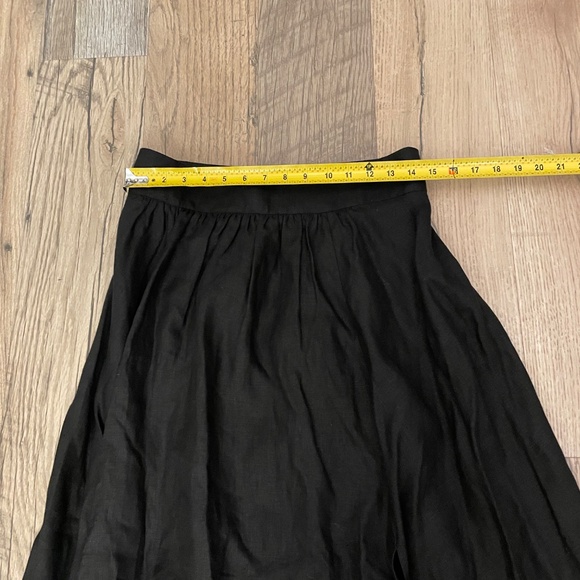 New With Defects- Needs Zipper, NWT Sezane Sophie Skirt Black Size 38/ US 6 - Picture 6 of 8